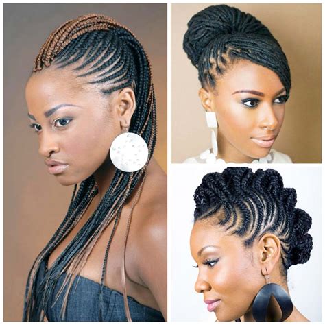 latest plaited hairstyles